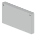 UNEX APARELLAJE ELECTRICO - Coperchio finale Unex 100x200 in U23X 66233