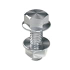 UNEX APARELLAJE ELECTRICO - Bulloni con dado Unex DIN 6921 M8x25 in AISI 316