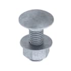 UNEX APARELLAJE ELECTRICO - Bulloni con dado Unex DIN 603 M8X25 in Galvanizzato classe 6