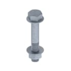 UNEX APARELLAJE ELECTRICO - Bulloni con dado Unex DIN 6921 M8x50 in Galvanizzato classe 6