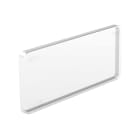 UNEX APARELLAJE ELECTRICO - Coperchio piastrina per segnalizzazione ID 40x100 mm in U48X senza alogeni 67011-CL