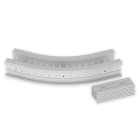 UNEX APARELLAJE ELECTRICO - Curva piana 45º Unex 135x200 R600 in U23X