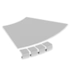 UNEX APARELLAJE ELECTRICO - Coperchio curva piana 45º Unex 300 R300 in U23X