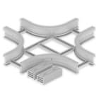 UNEX APARELLAJE ELECTRICO - Derivazione piana a croce Unex 135x300 R300 in U23X