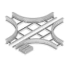 UNEX APARELLAJE ELECTRICO - Derivazione piana a croce Unex 135x300 R600 in U23X