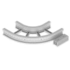 UNEX APARELLAJE ELECTRICO - Curva piana 90º Unex 135x400 R300 in U23X