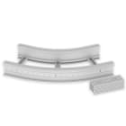 UNEX APARELLAJE ELECTRICO - Curva piana 45º Unex 135x400 R600 in U23X