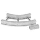 UNEX APARELLAJE ELECTRICO - Curva piana 45º Unex 135x500 R600 in U23X