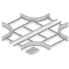 UNEX APARELLAJE ELECTRICO - Derivazione piana a croce Unex 85x600 R300 in U23X