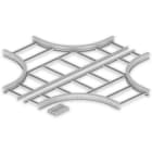 UNEX APARELLAJE ELECTRICO - Derivazione piana a croce Unex 85x600 R600 in U23X