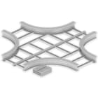 UNEX APARELLAJE ELECTRICO - Derivazione piana a croce Unex 135x600 R600 in U23X