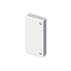 UNEX APARELLAJE ELECTRICO - Coperchio finale Unex 40x90 in U42X
