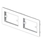 UNEX APARELLAJE ELECTRICO - Placca Unex per meccanismo Modulare 25 (2x3 mod) in U24X