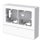 UNEX APARELLAJE ELECTRICO - Scatola porta apparecchi per due universale interasse 60 mm Unex in U24X