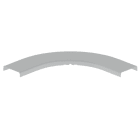 UNEX APARELLAJE ELECTRICO - Coperchio curva piana 90° Unex 75mm in U23X
