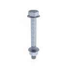 UNEX APARELLAJE ELECTRICO - Bulloni con dado DIN 6921 M8x70 Unex in galvanizzato classe 6
