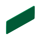 UNEX APARELLAJE ELECTRICO - Piastrina segnalizzazione ID colore verde 40x100 mm Unex in U48X senza alogeni