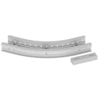 UNEX APARELLAJE ELECTRICO - 67 CURVA PIANA 45 GRIGIO 85X200 R600 U4