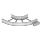 UNEX APARELLAJE ELECTRICO - 67 CURVA PIANA 90 GRIGIO 135X600 R300 U