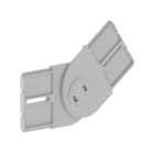 UNEX APARELLAJE ELECTRICO - 67 GIUNTO SNODATO VERTICALE GRIGIO 135 U