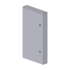 UNEX APARELLAJE ELECTRICO - Coperchio finale Unex 70x130 in U24X