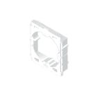UNEX APARELLAJE ELECTRICO - Supporto porta apparecchi per universale interasse 60 mm in U42X