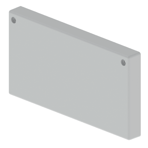 UNEX APARELLAJE ELECTRICO - 66 COPERCHIO FINALE GRIGIO 100X200 U48X 66233-48