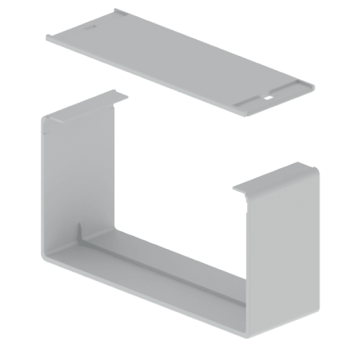 UNEX APARELLAJE ELECTRICO - 66 COPRI-GIUNZIONI GRIGIO 100X200 U48X