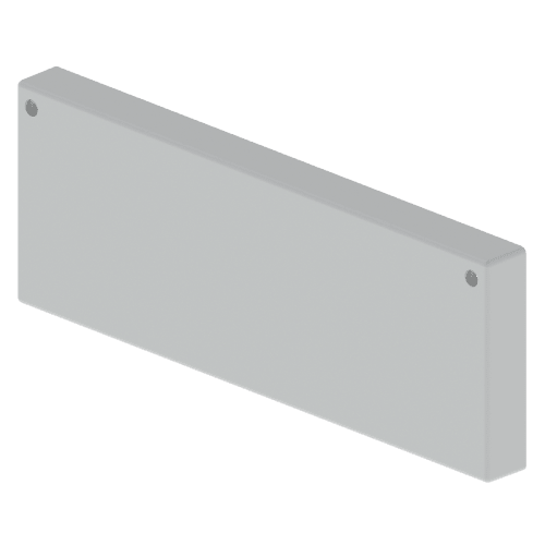 UNEX APARELLAJE ELECTRICO - 66 COPERCHIO FINALE GRIGIO 100X300 U48X