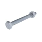 UNEX APARELLAJE ELECTRICO - Asse di montaggio Unex DIN 931 M10x100 in Galvanizzato classe 6 66822-C6