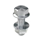 UNEX APARELLAJE ELECTRICO - Bulloni con dado Unex DIN 6921 M8x25 in AISI 316