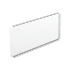 UNEX APARELLAJE ELECTRICO - Coperchio piastrina per segnalizzazione ID 40x100 mm in U48X senza alogeni 67011-CL