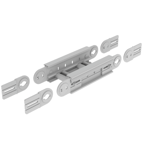 UNEX APARELLAJE ELECTRICO - 67 ANGOLO VERTICALE GRIGIO 85X200 U48X