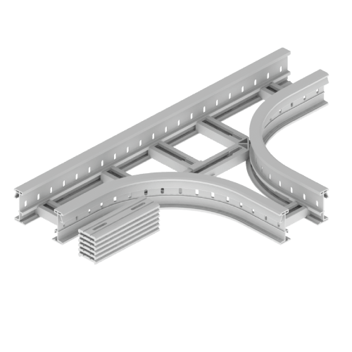 UNEX APARELLAJE ELECTRICO - 67 DERIVAZIONE T GRIGIO 85X200 R300 U48X 67218-44