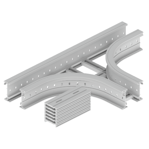 UNEX APARELLAJE ELECTRICO - 67 DERIVAZIONE T GRIGIO 135X200 R300 U48 67238-44