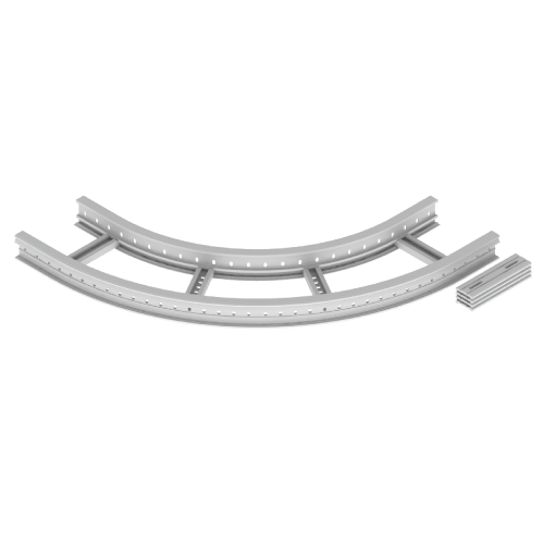 UNEX APARELLAJE ELECTRICO - 67 CURVA PIANA 90 GRIGIO 85X300 R600 U4 67307-44