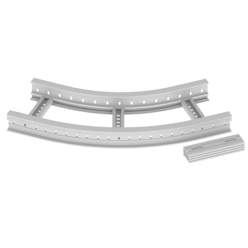 UNEX APARELLAJE ELECTRICO - 67 CURVA PIANA 45 GRIGIO 85X300 R600 U4 67317-44