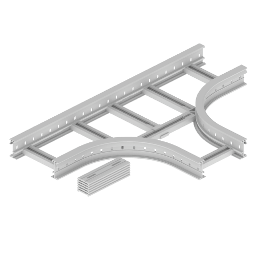 UNEX APARELLAJE ELECTRICO - 67 DERIVAZIONE T GRIGIO 85X300 R300 U48X 67318-44
