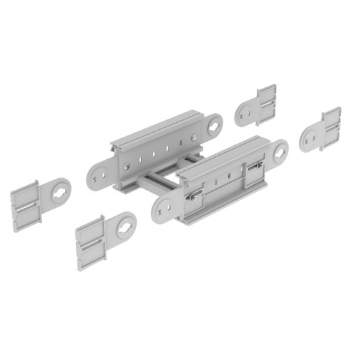 UNEX APARELLAJE ELECTRICO - 67 ANGOLO VERTICALE GRIGIO 135X300 U48X 67332-44