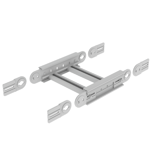 UNEX APARELLAJE ELECTRICO - 67 ANGOLO VERTICALE GRIGIO 85X400 U48X