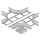 UNEX APARELLAJE ELECTRICO - Derivazione piana a croce Unex 135x400 R300 in U23X 67428-04