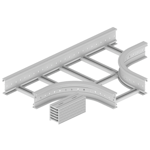 UNEX APARELLAJE ELECTRICO - 67 DERIVAZIONE T GRIGIO 135X400 R300 U48 67438-44