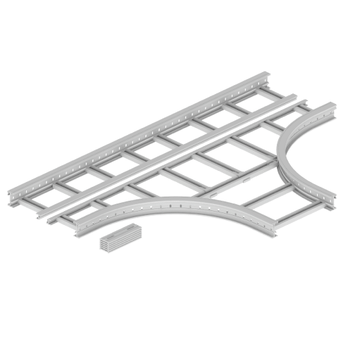 UNEX APARELLAJE ELECTRICO - 67 DERIVAZIONE T GRIGIO 85X500 R600 U48X