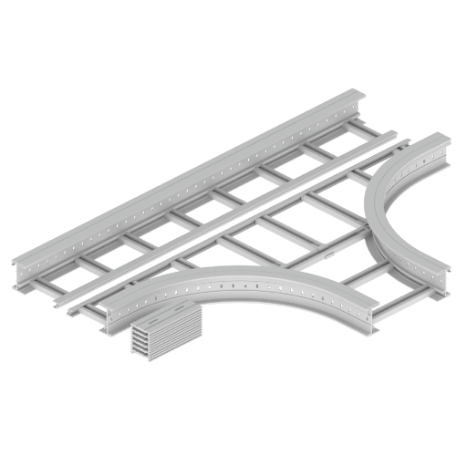 UNEX APARELLAJE ELECTRICO - 67 DERIVAZIONE T GRIGIO 135X500 R600 U48 67539-44