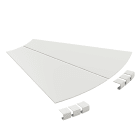 UNEX APARELLAJE ELECTRICO - 67 COP. CURVA PIA 45  GRIG 600 R300 U48X 67614-44