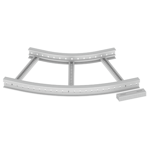 UNEX APARELLAJE ELECTRICO - 67 CURVA PIANA 45 GRIGIO 85X600 R600 U4