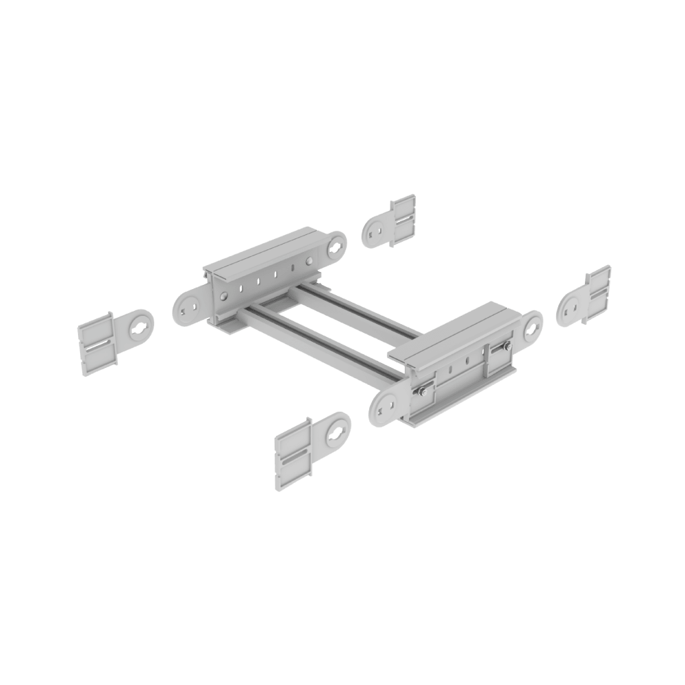 UNEX APARELLAJE ELECTRICO - 67 ANGOLO VERTICALE GRIGIO 135X600 U48X 67632-44