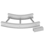 UNEX APARELLAJE ELECTRICO - 67 CURVA PIANA 45  GRIGIO 135X600 R600 U 67637-44