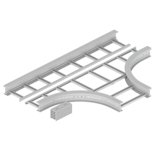 UNEX APARELLAJE ELECTRICO - 67 DERIVAZIONE T GRIGIO 135X600 R600 U48 67639-44