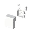 UNEX APARELLAJE ELECTRICO - Derivazione Unex 16x30 U24X 78483-2